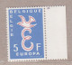 1958 Nr 1065** Plaatnummer:3.Europa.OBP 7 Euro. - ....-1960