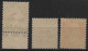 France 1928 N°246/48** Caisse D'amortissement. Très Bon Centrage. Cote 84€. - 1927-31 Caisse D'Amortissement