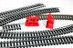 JOUEF HO 6 RAILS: 2 DROIT N°475, 2 COURBE N°470, 1 R=325mm, 1 R=385mm + 2 BUTOIR, MODELISME FERROVIAIRE TRAIN (2105.249) - Rails
