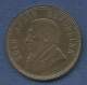 Südafrika Penny 1898, Paul Kruger Wappen, KM 2 Ss-vz (m3941) - South Africa