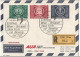 Österreich Austria ANK 955-57 Printed On Registered Aerogramme First Flight To USA New York 1969 FFC - First Flight Covers