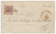 Antichi Stati Italiani - Napoli - Lettera Da Trani 5.7.60 Affrancata Con 2 Gr. Con Stampa Smossa E Rara Piega Verticale  - Autres & Non Classés