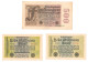 3 Nazi Propaganda FORGERY Ovpt On Genuine 1923 EF - Confederate Currency (1861-1864)