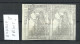 ESPANA Spain 1872 Sello Paper Stamp 50 C. De Peseta. Revenue Tax Judicial Vaierty ERROR = Double Print (*) Pair - Fiscaux-postaux