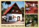 73713349 Burg Spreewald Pension Willischza Gastraum Wasserstrasse Kahnfahrt Trac - Burg (Spreewald)