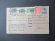 Griechenland 1921 GA Feldpostkarte Aus Der Heimat P1 Mit 4x Zusatzfrankatur Nach Berlin Charlottenburg Gesendet - Interi Postali