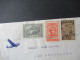 Griechenland 1949 Luftpost Umschlag Mit Flugzeug / Verschlepte Griechische Kinder Mi.Nr.561 MiF Nach Mürfelden Gesendet - Covers & Documents