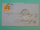 DH16 FRANCE  BELLE  LETTRE 1859   BORDEAUX   +ORANGE VIF  N°16 +AFF. INTERESSANT+++ - 1853-1860 Napoleone III