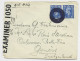 ENGLAND 2D 1/2X2 LETTRE COVER AIR MAIL LONDON TO GENEVE + CENSURE + ANNULATION - Annullamenti