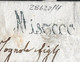 1850 VORPHILATELIE  Faltbrief Mit Balkenstempel Kursiv MISOCCO Nach Grono   ►Winkler 2862a/4◄ - ...-1845 Vorphilatelie