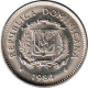 REP.DOMENICANA Republica DOMINICANA - KM  60 - 1984 - 10 Centavos - XF+ - Dominicaine