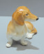 Delcampe - -ANCIENNE STATUETTE CHIEN TECKEL En PORCELAINE AUSTRIA WIEN COLLECTION VITRINE   E - Altri & Non Classificati