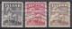 ISLANDE Y & T 283 -  285 PONEY 1958 OBLITERES - Used Stamps