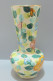 Delcampe - -GRAND VASE CERAMIQUE VALLAURIS VINTAGE Décor De FLEURS ROSES DORURES  42,8 Cm    E - Vallauris (FRA)