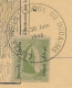 FRANCE => DOUAI - Carte Locale "Journée Du Timbre" 1946 Timbre Fouquet De La Varane + Vignette Locale - Lettres & Documents