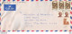 Lettre Cover Inde India University Iowa Gandhi - Lettres & Documents