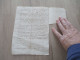 M45 Manuscrit Mémoire De Quelques Arrêts Du Conseil D'Etat De 1720 Au Sujet Des Billets De Banques - Manuskripte