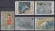 JAPAN 1965 - 1970 NIPPON ⁕ Mi.885, 927, 963, 973, 1078. ⁕ 5v MNH - Unused Stamps