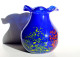 MAGNIFIQUE VASE DE MURANO EN VERRE SOUFFLÉ BOUCHE ART NOUVEAU FORME BOULE SIGNÉ! / ART DECORATIF ITALIEN (0901) - Vases