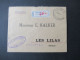 Griechenland 1923 Reco / Einschreiben Athenes - Les Lilas Seine Stp. D.G. Cavallaris Rücks. Freimarken Hermes U. Iris - Storia Postale