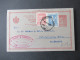 Griechenland 1923 Ganzsache Hermeskopf Mit Stab 2x Zusatzfrankatur Abs. Stp. Saadi & Sarfati Salonique - Osberghausen - Postal Stationery
