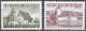 Finland Finnland Finlande Suomi 1957 Definitives Lammi Church Olofsborg Castle Michel Nr. 474-75 Gummiert Mit Falz MH * - Unused Stamps