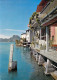 Gandria - Maisons Typiques Vues Du Lac De Lugano - Gandria 