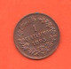 Italia 1 Centesimo 1895 Umberto I° One Cent  ∇21 Italie Italy - 1878-1900 : Umberto I.