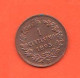Italia 1 Centesimo 1895 Umberto I° One Cent  ∇21 Italie Italy - 1878-1900 : Umberto I