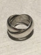 Bague En Argent Massif Taille :50/51 Double Anneau - Rings