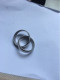 Delcampe - Bague En Argent Massif Taille :50/51 Double Anneau - Rings