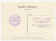 FRANCE => PARIS - Carte Officielle "Journée Du Timbre" 1950 Timbre 12F + 3F Facteur Rural - Covers & Documents