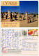 Cyprus 1992 Postcard Temple Of Apollo - Folk Dancing; 20c. EXPO '92 Sevilla & 1c Postal Tax Stamps - Chypre