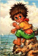 Michel Thomas Le Pêcheur Pêche Enfant Child Bambino 子供 - N°154 - En B.Etat - Thomas