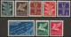 ITPA10-17L "1930/32 Regno D'Italia, Sassone Nr. 10/17, Serie Cpl Di 8 Francobolli Nuovi Con Traccia Di Linguella*/ P.A. - Airmail