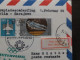 DDR Germany Air Mail Interflug Stationery Olympic Games Flight Berlin Sarajevo Retoure Commemorative Postmark - Hiver 1984: Sarajevo