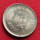 India 1 Rupee 1990 H KM# 88.1 FAO F.a.o. Lt 704 Reeded Edge *VT Hyderabad Mint Inde Indien Indies Indie - Inde