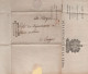 Prefecture Du Departement De La Seine - Griffe Sur Lettre Sans Correspondance Pour Angers - 1701-1800: Voorlopers XVIII