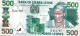 SIERRA LEONE 500 LEONE GREEN MAN FRONT SHIP BACK DATED 01-03-2003 UNC P.? READ DESCRIPTION - Sierra Leone