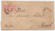 TOUR ET TAXIS - THURN UND TAXIS - APOLDA / 1863 - 1/4 SGR. + 1 SGR. SUR PLI ==> BÜRGEL (ref 8681) - Covers & Documents