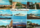 CIVITAVECCHIA - VEDUTINE MULTIVUES -SHIP FERRY MOTONAVE - VIAGGIATA 1973 - Civitavecchia