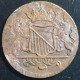 Netherlands East Indies VOC Utrecht Indonesia 1 One Duit 1754 Shield Mintmark - Indonésie