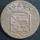 Netherlands East Indies VOC West Friesland Indonesia 1 One Duit 1747 Rooster Mintmark - Indonesia
