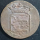 Netherlands East Indies VOC West Friesland Indonesia 1 One Duit 1747 Rooster Mintmark - Indonesien