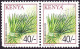 KENYA 2001 QEII 40/- Multicoloured, Crops - Sisal Horizontal Pair SG778 Used - Kenya (1963-...)