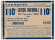 FRANCE - Loterie Nationale - La Civette (Le Mans) - 1/10ème - 12ème Tranche 1936 - Lottery Tickets