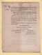 Loi - An 13 - Maitres Des Postes - Transport Des Depeches - Chevaux Voitures - Napoleon - 1801-1848: Voorlopers XIX