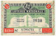 FRANCE - Loterie Nationale - Crédit Du Nord - 1/10ème - 10ème Tranche 1938 - Loterijbiljetten
