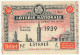 FRANCE - Loterie Nationale - Crédit Du Nord - 1/10ème - 6ème Tranche 1939 - Lotterielose