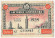 FRANCE - Loterie Nationale - Crédit Du Nord - 1/10ème - 6ème Tranche 1939 - Biglietti Della Lotteria